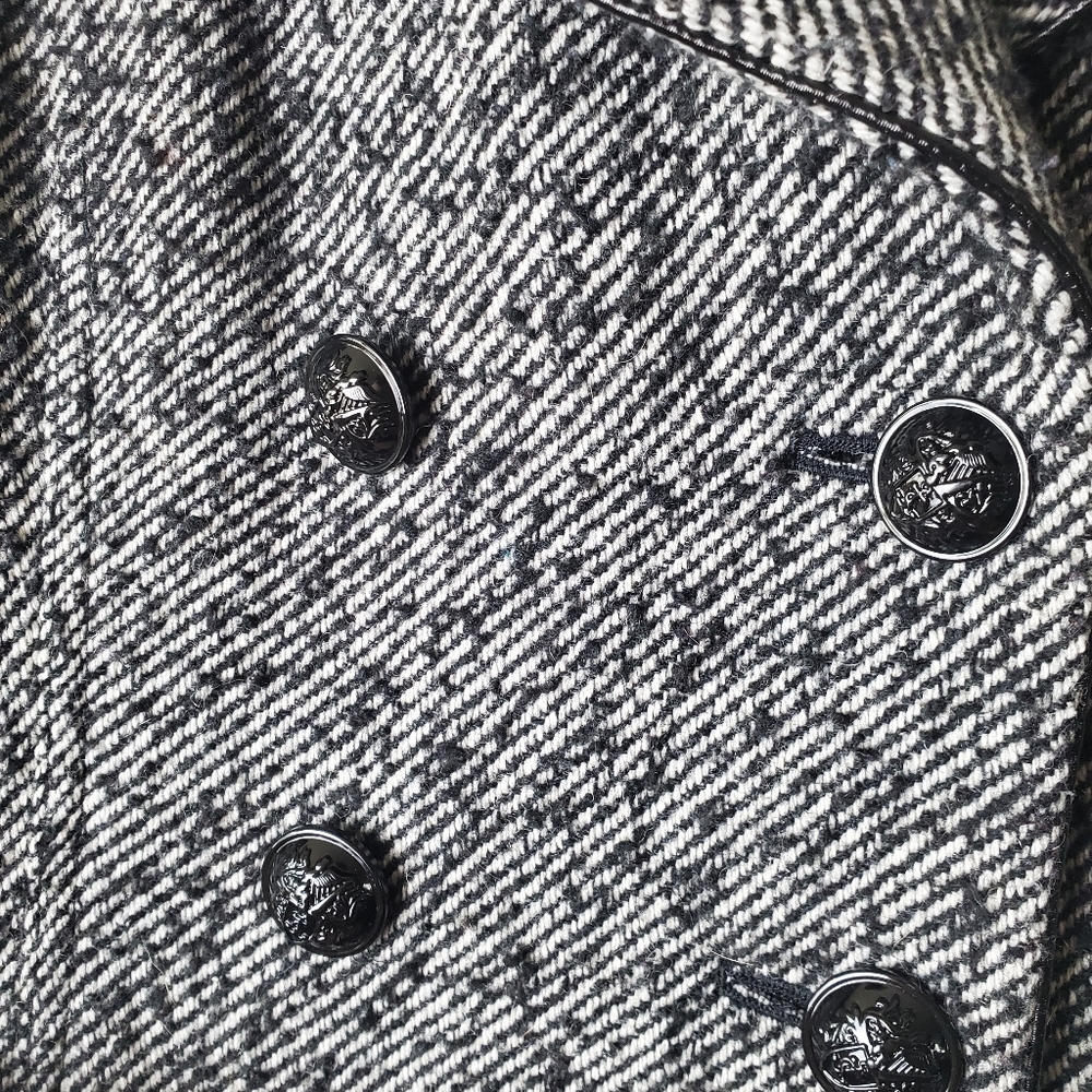 Banana Republic Recycled Wool Pea Coat Size M - Picture 6 of 11